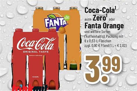 Coca Cola Auch Zero Oder Fanta Orange Angebot Bei Trinkgut 1Prospekte De