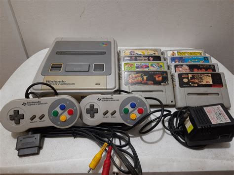 Super Famicom Original Japan Unit Console Set Video Gaming Video Game