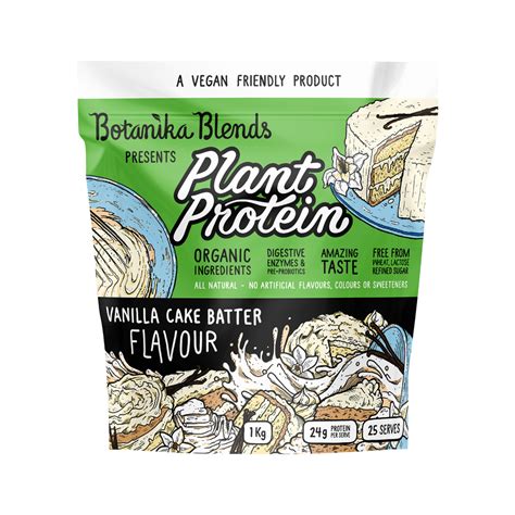 Botanika Blends Plant Protein Vanilla Cake Batter 1kg From Naturals