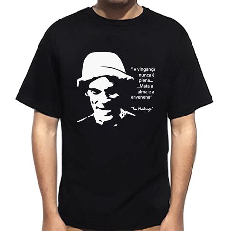 Camiseta Seu Madruga Chaves Camisa Masculina Seu Madruga Shopee Brasil