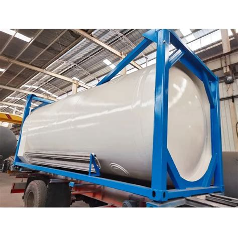 China Ex Works ASME 20FT Cryogenic Liquid Gas Oxygen Nitrogen Helium