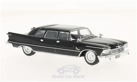 Diecast Model Cars Imperial Crown 1 18 Bos Models 4 Door Black 1965