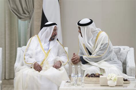 Uae President Receives Rulers Of Emirates And Crown Princes On Occasion