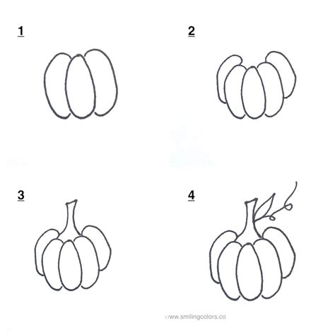 7 Easy Pumpkin Drawing Ideas With Step By Step Tutorials