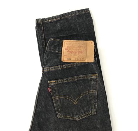 Levis 501 Washed Black Jeans Size 25