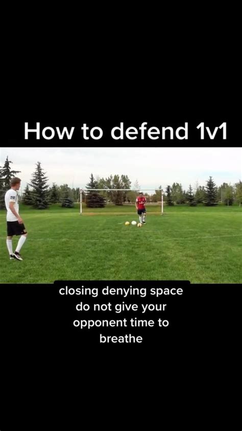 How To Defend 1v1 In Soccer Soccer Skills Soccer Coaching Soccer