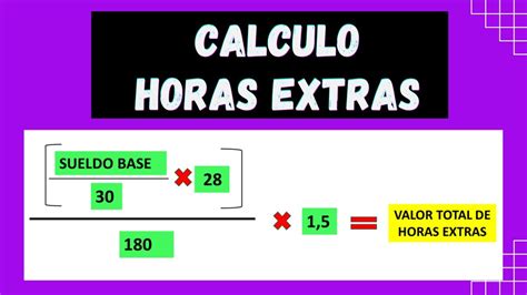 Ejemplo De Como Calcular Horas Extras Argentina Un Guide Complet