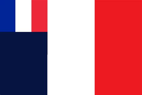 New Flag Of France If It Was Colonized By The Old Flag Of France