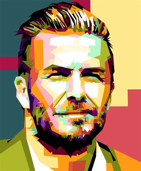 David Beckham Posters And Prints By Cat Pop Art Printler