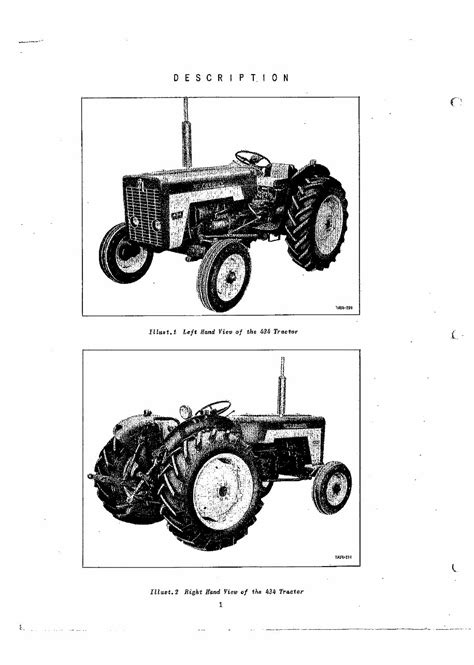 International Harvester 434 Series Tractor Operation Manual