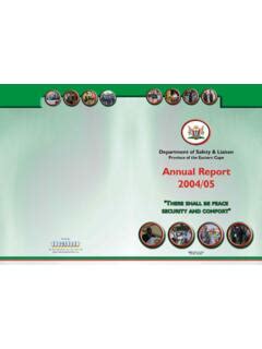 Province Of The Eastern Cape Annual Report 2004 05 Province Of The