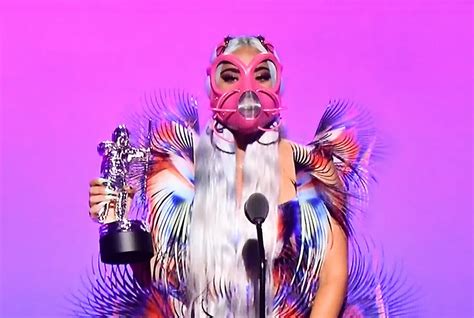 Lady Gaga Accepts Tricon Award at 2020 MTV VMAs