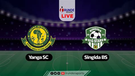 Mechi Ya Mapinduzi Cup Yanga Sc Vs Singida Bs Youtube