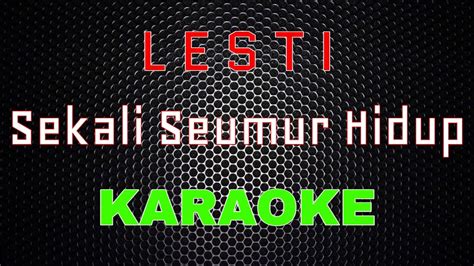 Lesti Sekali Seumur Hidup Karaoke Lmusical Youtube Music