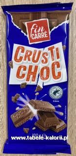 Ile Kcal Ma Czekolada Crusti Choc Fin Carre Tabele Kalorii