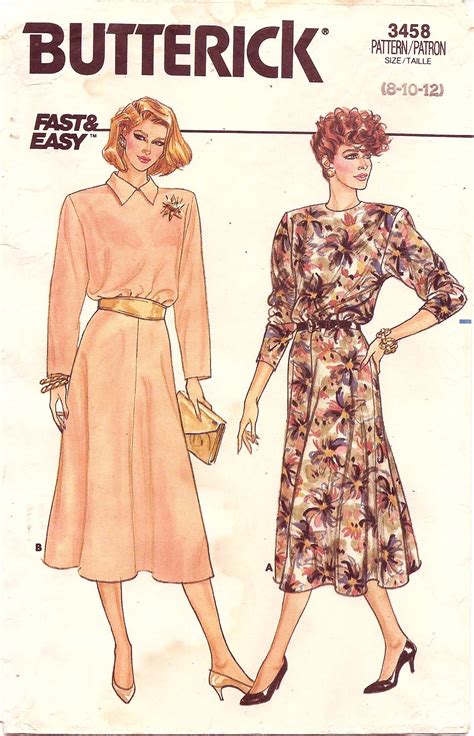 Butterick 3458 Vintage Sewing Patterns Fandom Powered By Wikia