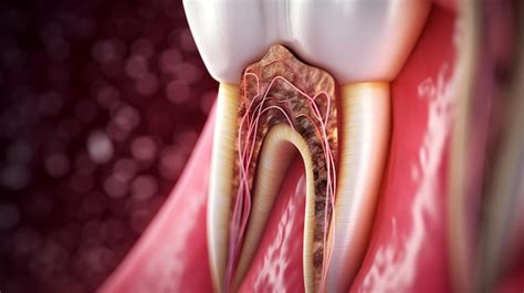 Premium Photo Dental Tooth Anatomy Cross Section Of Human Tooth With