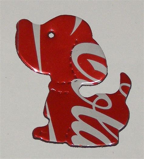 Puppy Dog Magnet Coca Cola Soda Can