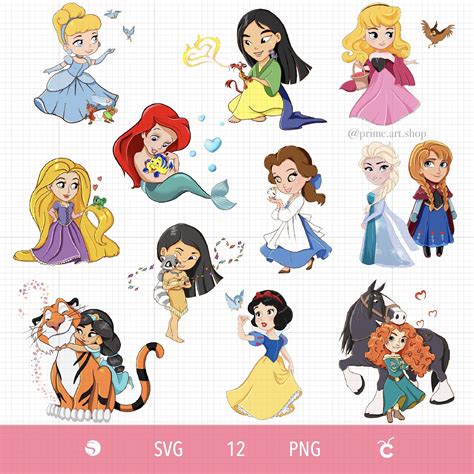 SVG Princess BUNDLE, Little Princess clipart, Baby Princess - Inspire ...