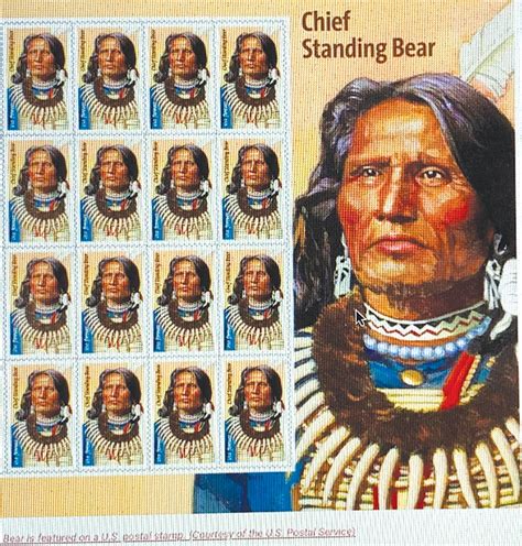 Chief Standing Bear To Be On Postage Forever Stamps