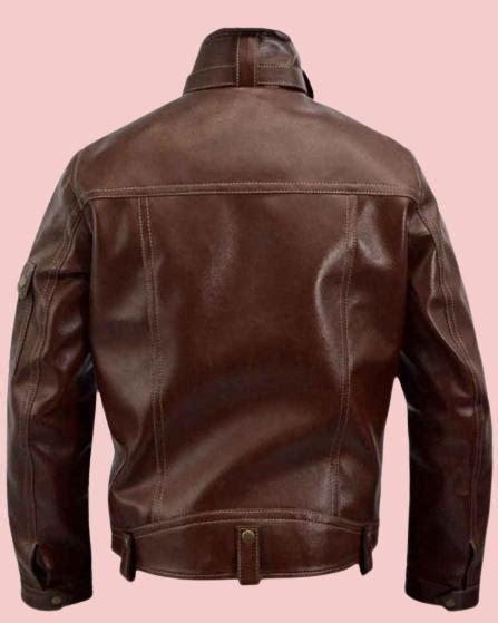 Dark Brown Leather Jacket Mens - AirBorne Jacket