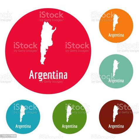 Vetores De Ilustração Simples Do Vetor Do Mapa De Argentina E Mais