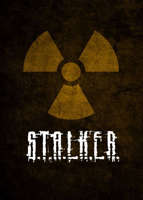 Stalker Logo Poster By Nematoda Displate