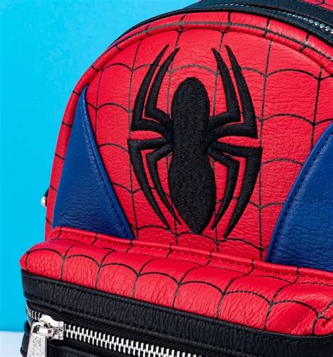 Loungefly X Marvel Spider Man Suit Mini Faux Leather Backpack