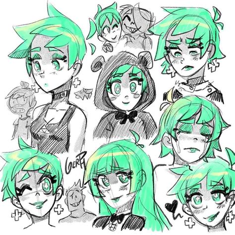 Gerph On Instagram I Couldnt Sleep Last Night Just Wanna Draw Mint” Cartoon Art Comic