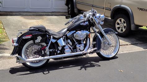 Harley Davidson Softail Deluxe Cholo Style Youtube