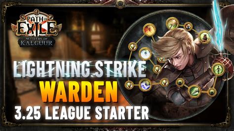 Lightning Strike Warden League Start Build Guide PoE 3 25 YouTube