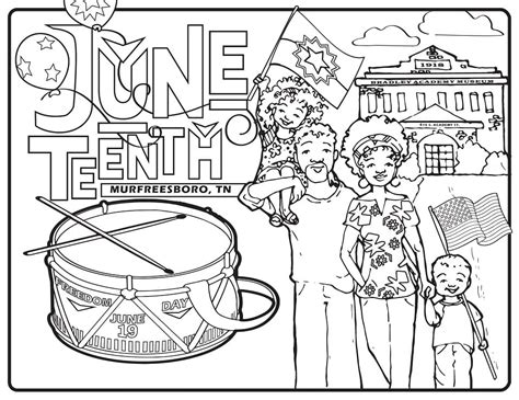 Juneteenth Coloring Pages - Free Printable Coloring Pages for Kids