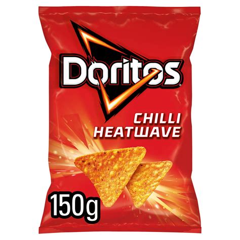 Doritos Chilli Heatwave Tortilla Chips 150g Sharing Crisps Iceland