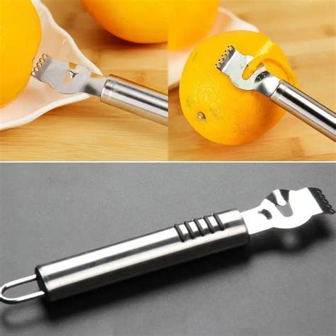 1 Pcs Lemon Lime Orange Fruit Citrus Zester Peeler Kitchen Craft