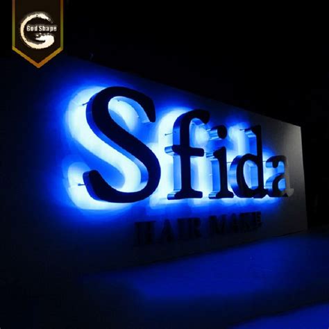 Beautiful D Led Backlit Channel Letters China Led Backlit