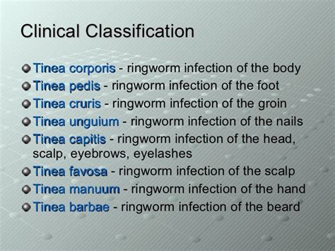 Tinea Dermatophytes