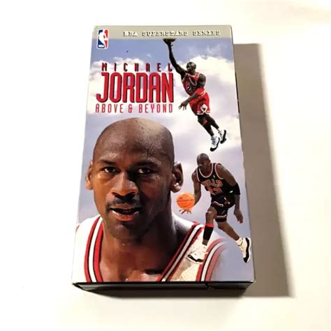 MICHAEL JORDAN ABOVE Beyond VHS 1996 NBA Basketball Chicago Bulls