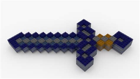 Lego Minecraft Diamond Sword by pyrohmstr on DeviantArt