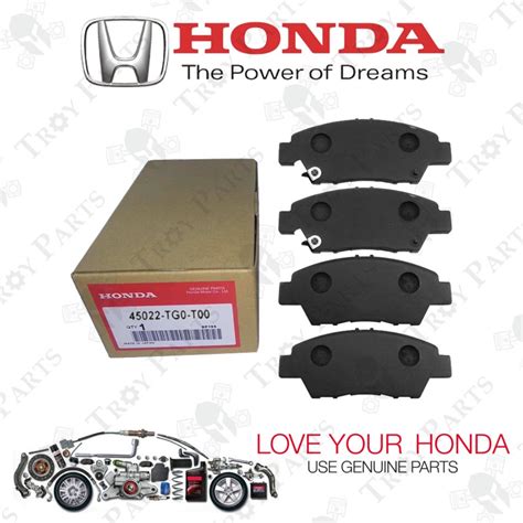 Honda Front Brake Pad 45022 TFO G00 45022 TK6 A00 45022 TM0 T00 For