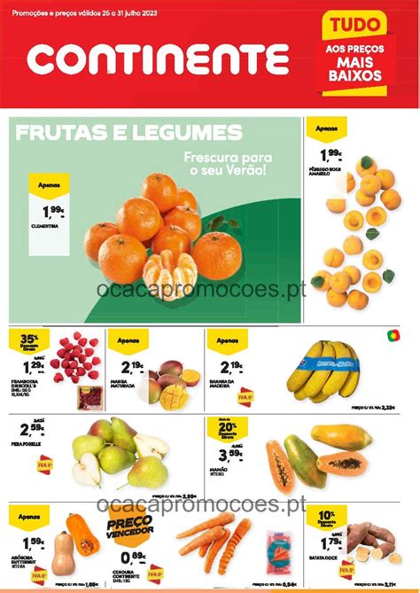 Antevis O Folheto Continente Frescos Promo Es Julho A Julho O