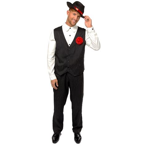 Gangster Men S Costume Large Express Party Supplies