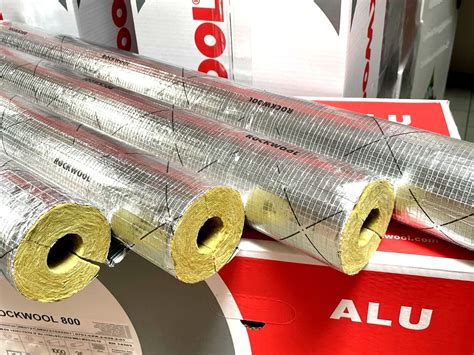 Rockwool Rs Rohrschalen Alukaschiert Steinwolle Rohrisolierung M