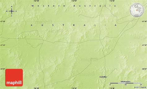 Physical Map of Melville