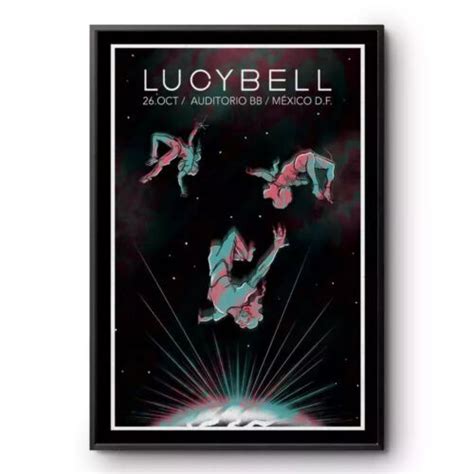 Lucybell October Auditorio Bb Mexico Tour Poster Ebay