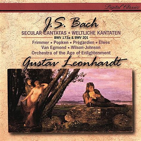 J S Bach Secular Cantatas BWV 173a 201 Choir Of The Enlightenment