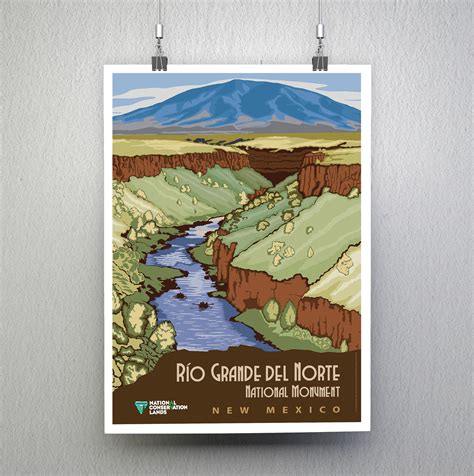 Rio Grande Poster / New Mexico Poster / Rio Grande Print / - Etsy