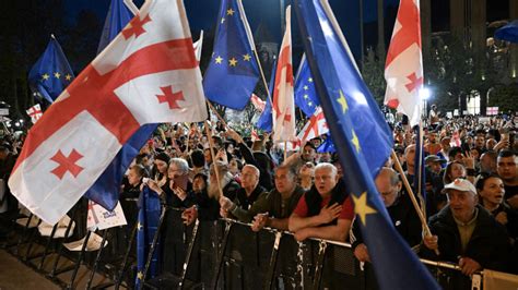 Tens Of Thousands Protest In Georgia As Mps Pass Contentious Foreign