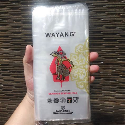 Jual Plastik Pp Bening Wayang Uk X Cm Kantong Kemasan Isi Gram