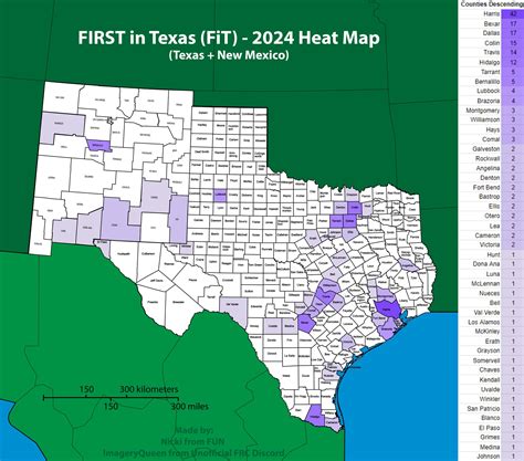 FIRST in Texas Heat Map 2024 - General Forum - Chief Delphi