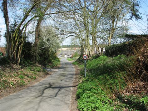 View Along Church Lane Barnham © Evelyn Simak Cc By Sa 2 0 Geograph